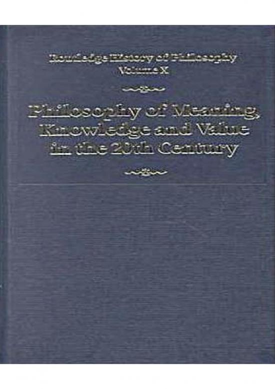 picture Language Pdf 8270 | Routledge History Of Philosophy Vol10 Philosophy Of Meaning Knowledge And Value | Filsafat
